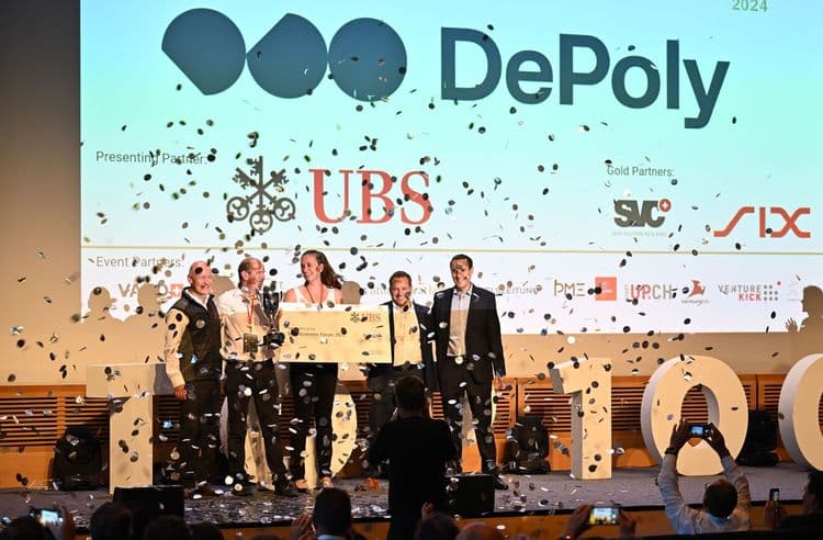 DePoly Wins TOP 100 Swiss Startup Award